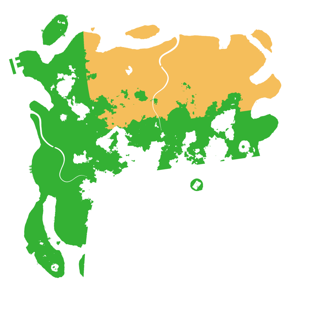 Biome Rust Map: Procedural Map, Size: 4000, Seed: 4345672