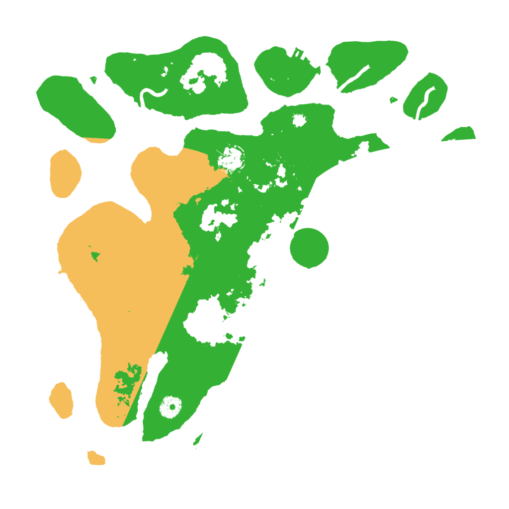 Biome Rust Map: Procedural Map, Size: 3500, Seed: 1776139