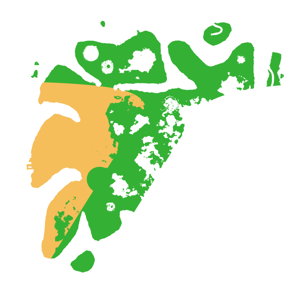 Biome Rust Map: Procedural Map, Size: 3500, Seed: 2300005