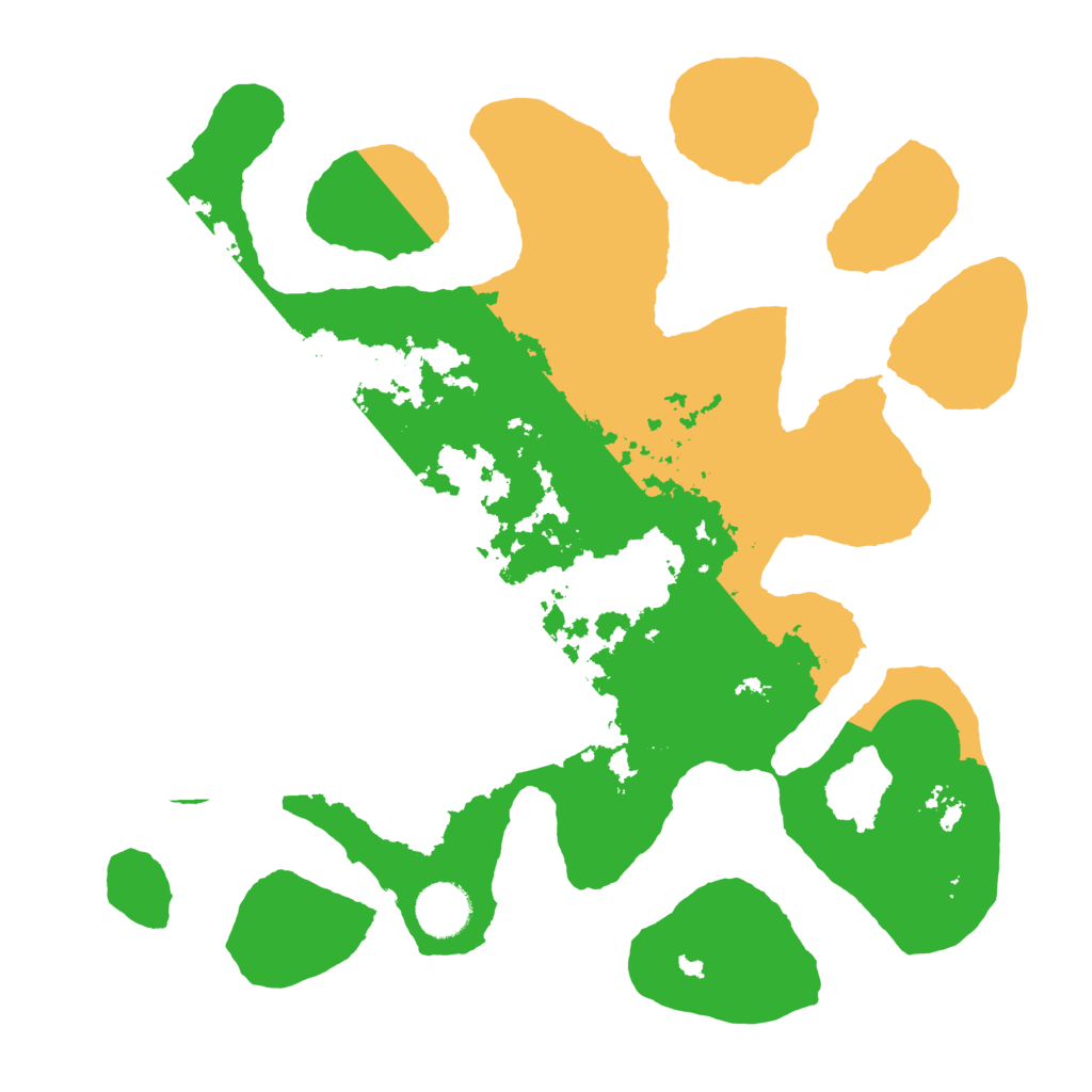 Biome Rust Map: Barren, Size: 3500, Seed: 2327467