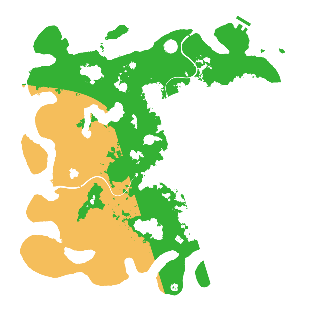 Biome Rust Map: Procedural Map, Size: 4000, Seed: 561286