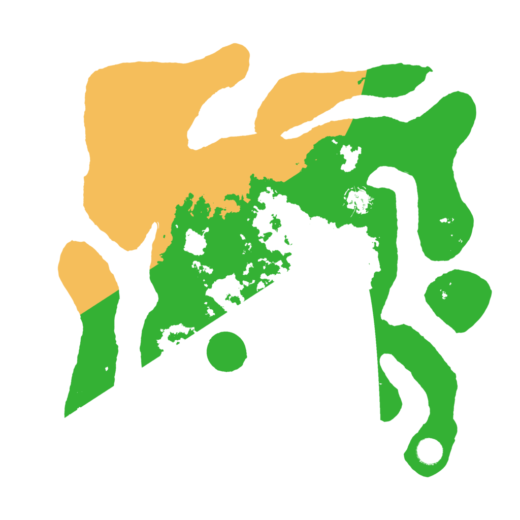 Biome Rust Map: Barren, Size: 3500, Seed: 4090193