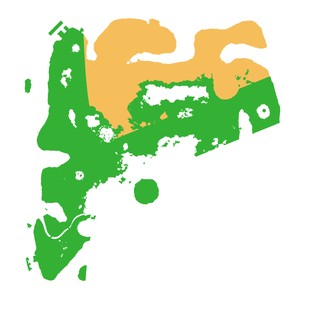 Biome Rust Map: Procedural Map, Size: 3500, Seed: 4304585