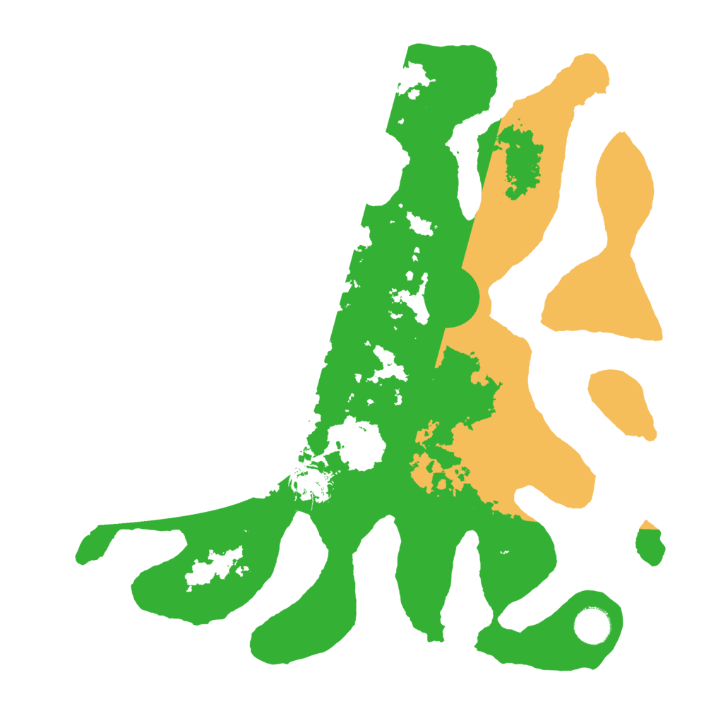 Biome Rust Map: Barren, Size: 3500, Seed: 6178868