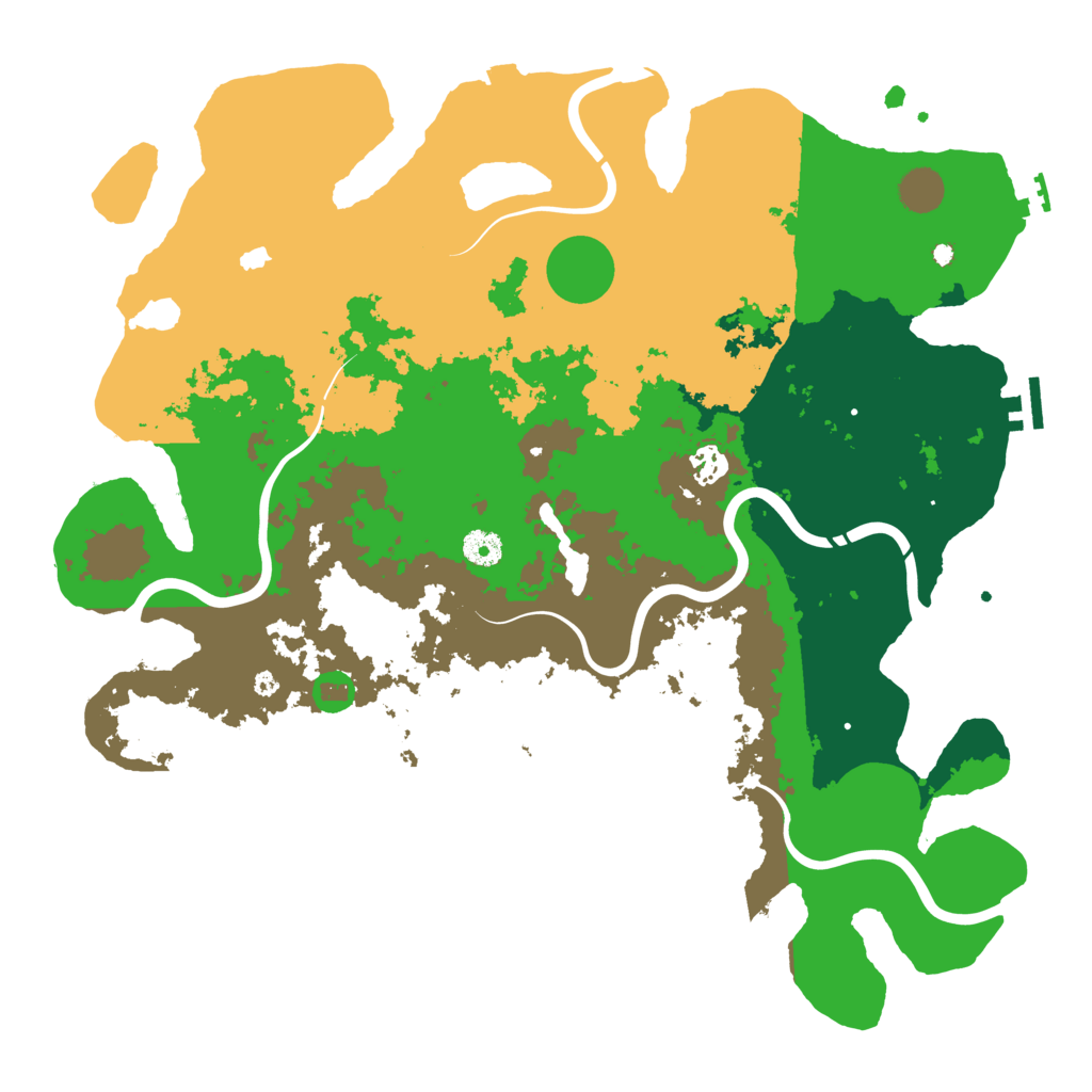 Biome Rust Map: Procedural Map, Size: 4250, Seed: 5997877