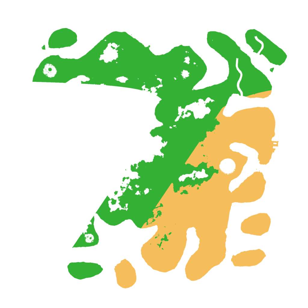 Biome Rust Map: Procedural Map, Size: 3500, Seed: 2406489