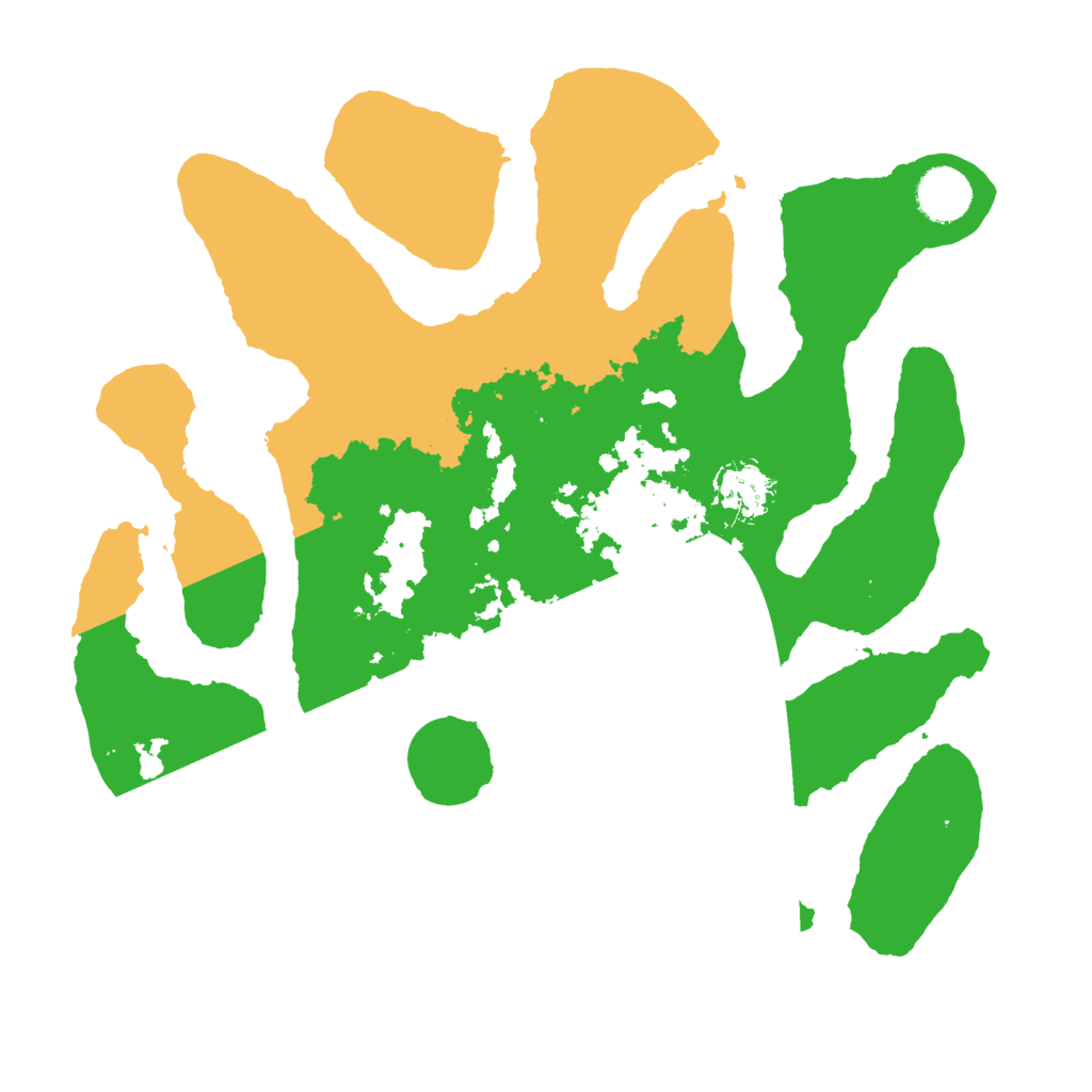 Biome Rust Map: Barren, Size: 3500, Seed: 5735351