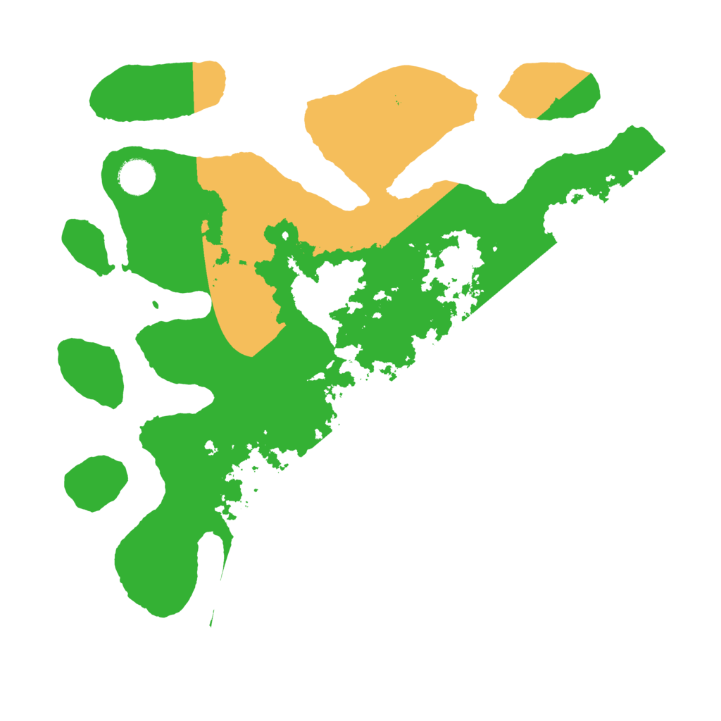 Biome Rust Map: Barren, Size: 3500, Seed: 4167007