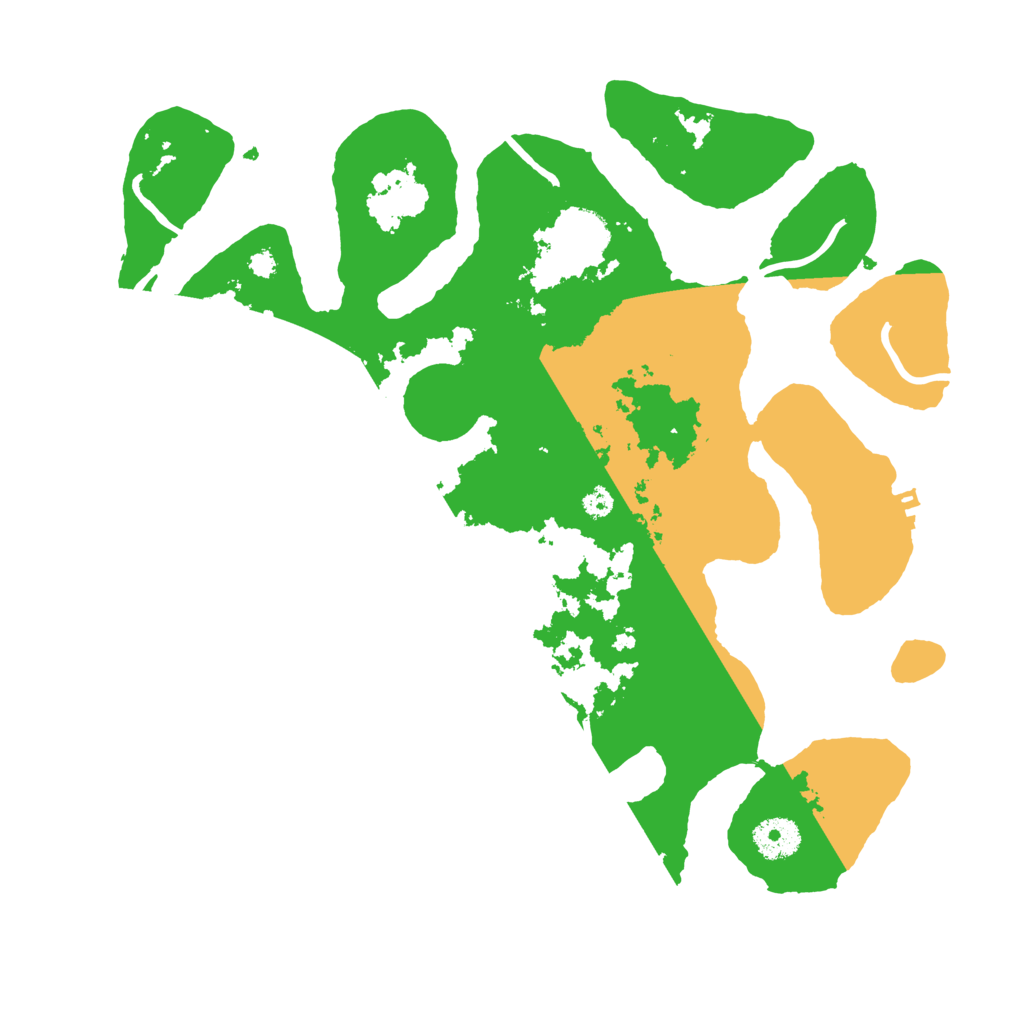 Biome Rust Map: Procedural Map, Size: 3500, Seed: 2305773