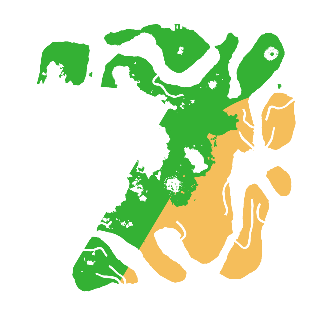 Biome Rust Map: Procedural Map, Size: 3500, Seed: 1077075