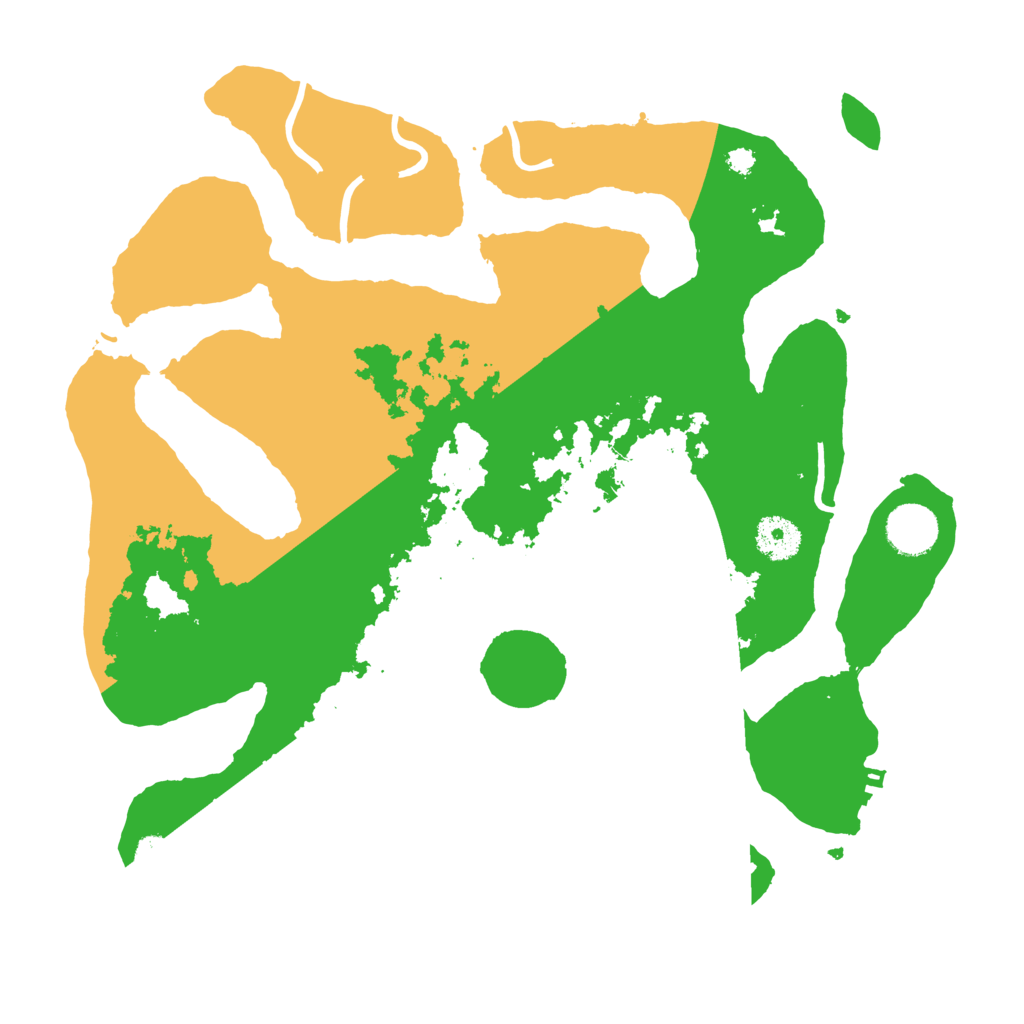 Biome Rust Map: Procedural Map, Size: 3500, Seed: 4084778