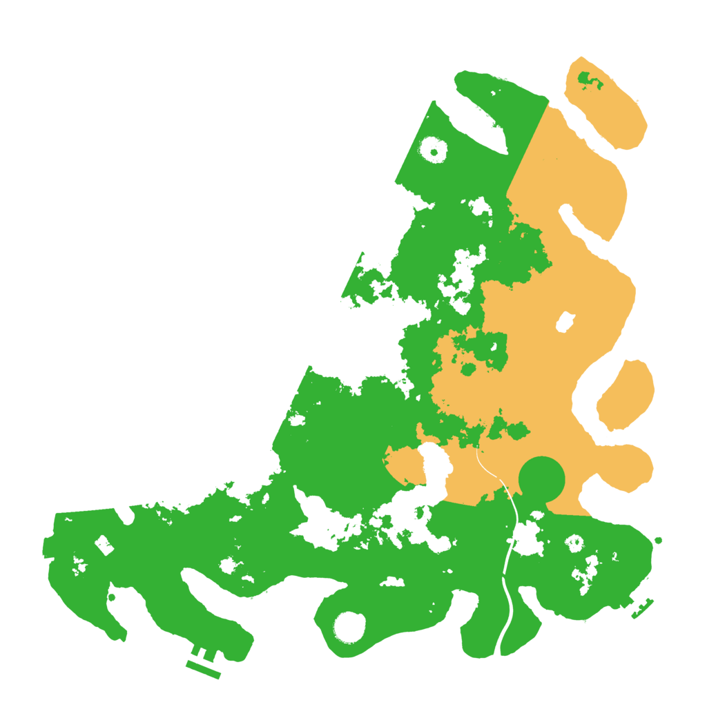 Biome Rust Map: Procedural Map, Size: 4000, Seed: 728167