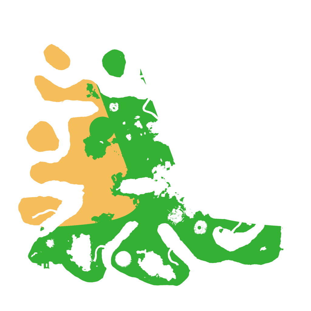 Biome Rust Map: Procedural Map, Size: 3500, Seed: 3025848