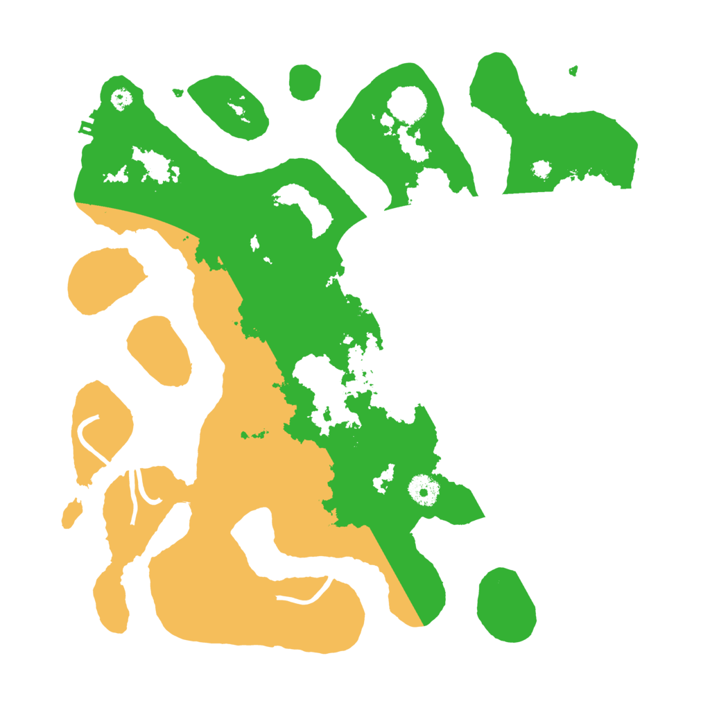 Biome Rust Map: Procedural Map, Size: 3500, Seed: 387787588