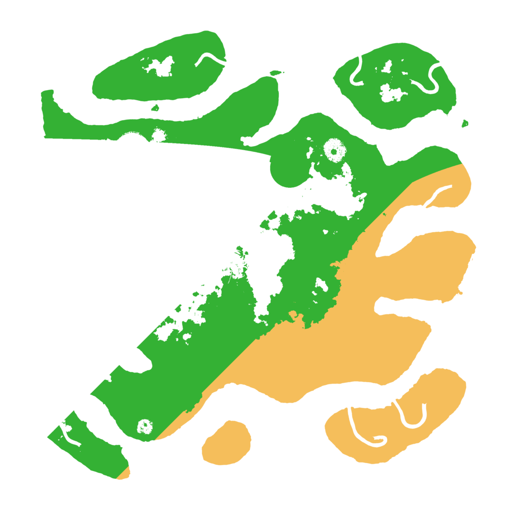 Biome Rust Map: Procedural Map, Size: 3500, Seed: 4827330