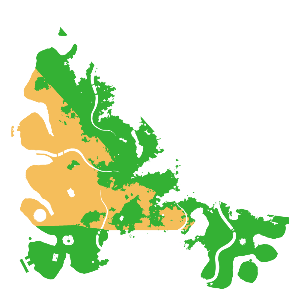 Biome Rust Map: Procedural Map, Size: 4250, Seed: 5841100