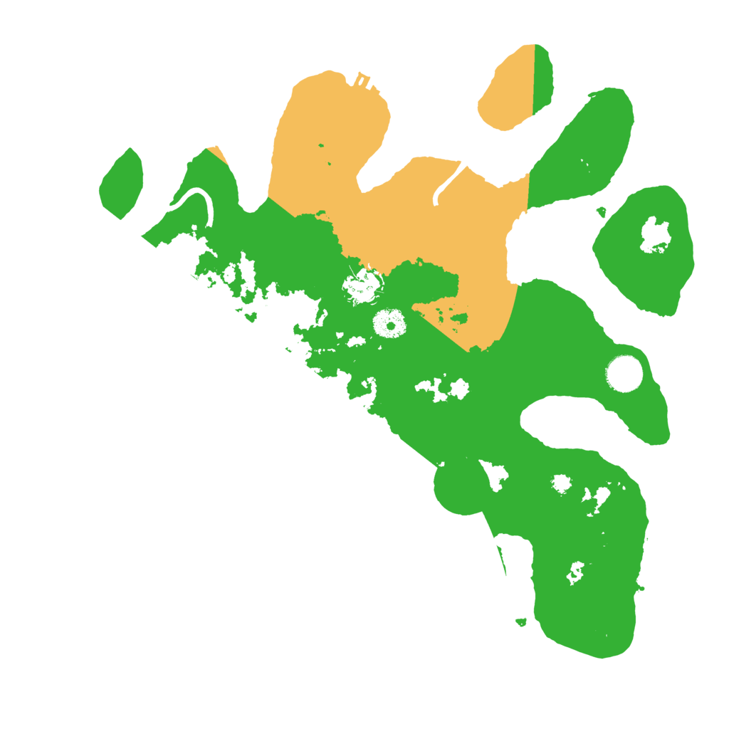 Biome Rust Map: Procedural Map, Size: 3500, Seed: 6147702