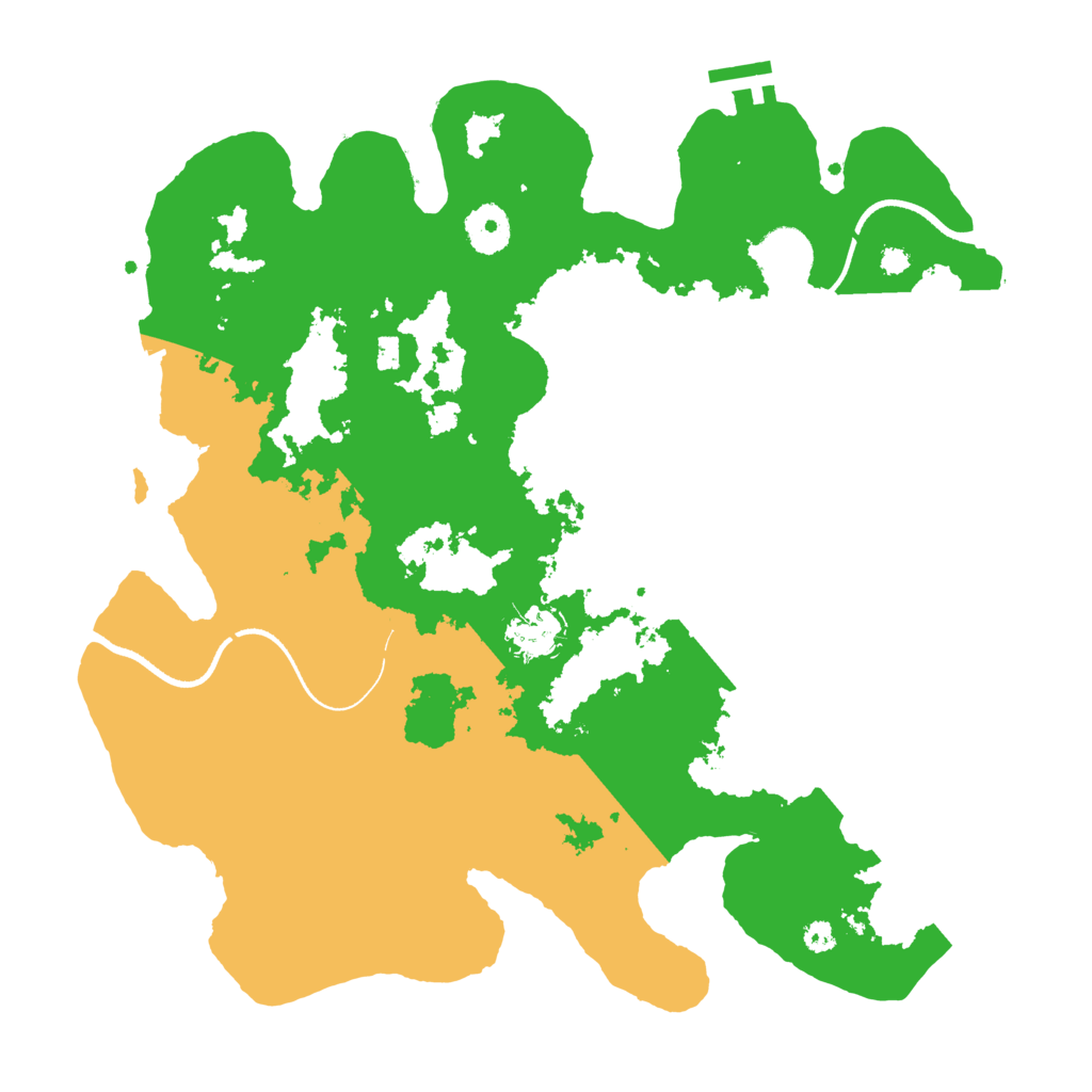 Biome Rust Map: Procedural Map, Size: 3500, Seed: 4885831