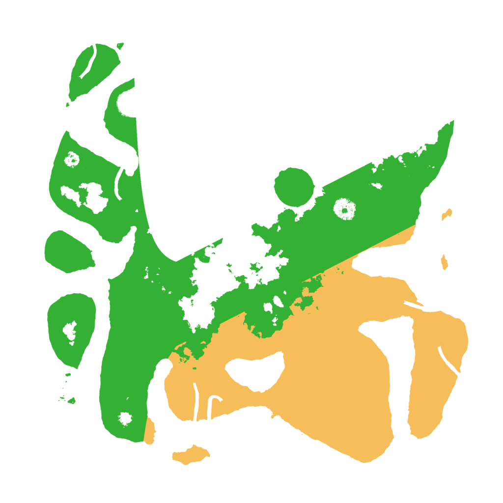 Biome Rust Map: Procedural Map, Size: 3500, Seed: 4246514