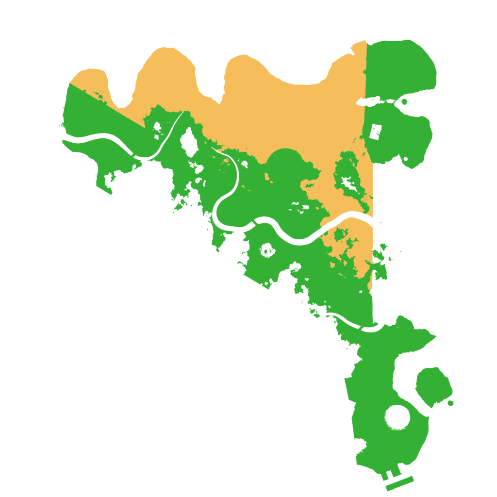 Biome Rust Map: Procedural Map, Size: 3500, Seed: 5336470