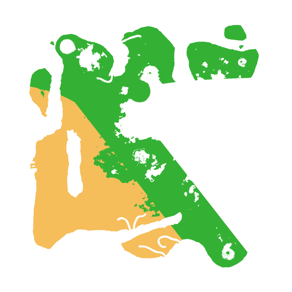 Biome Rust Map: Procedural Map, Size: 3500, Seed: 4011746