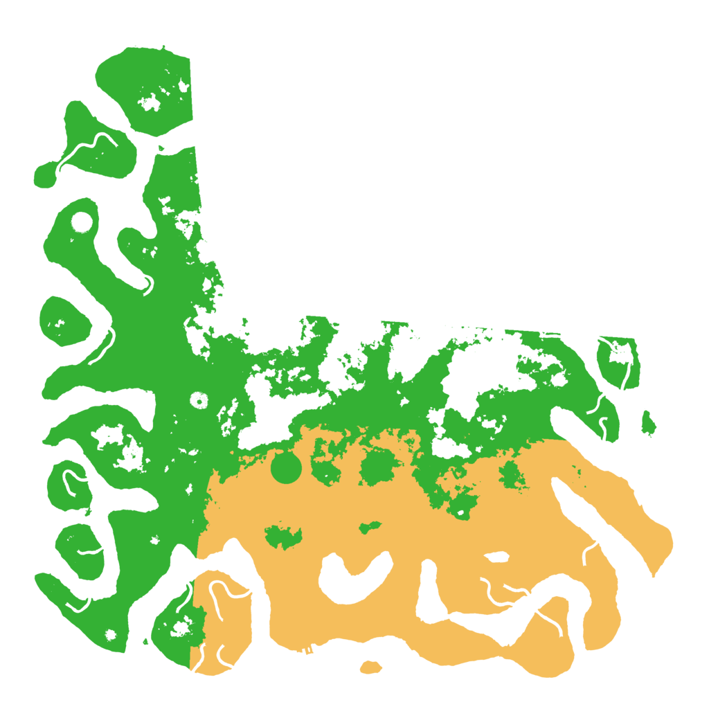 Biome Rust Map: Procedural Map, Size: 6000, Seed: 1052