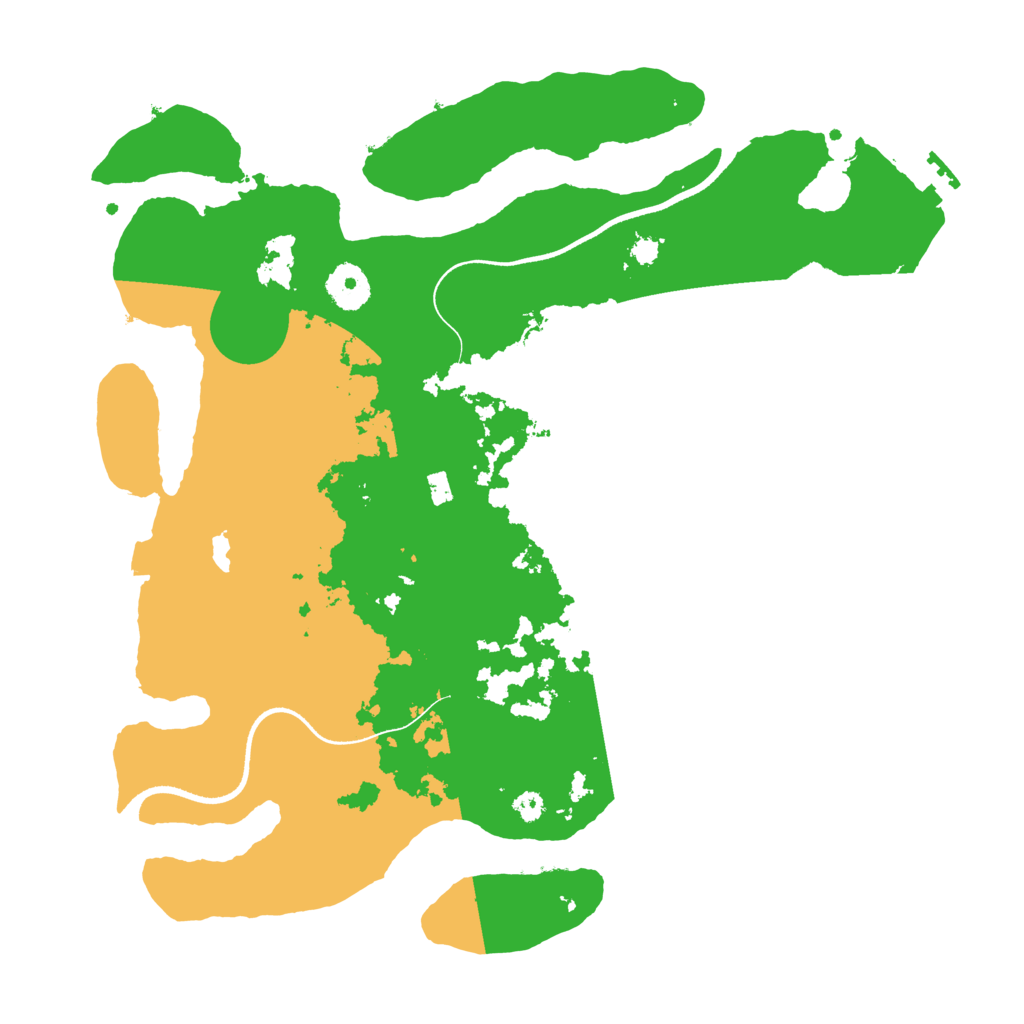 Biome Rust Map: Procedural Map, Size: 3500, Seed: 2269970