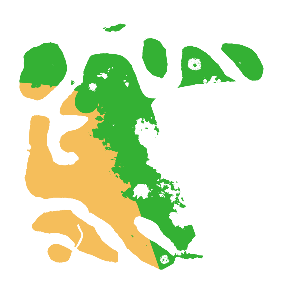 Biome Rust Map: Procedural Map, Size: 3500, Seed: 6295963