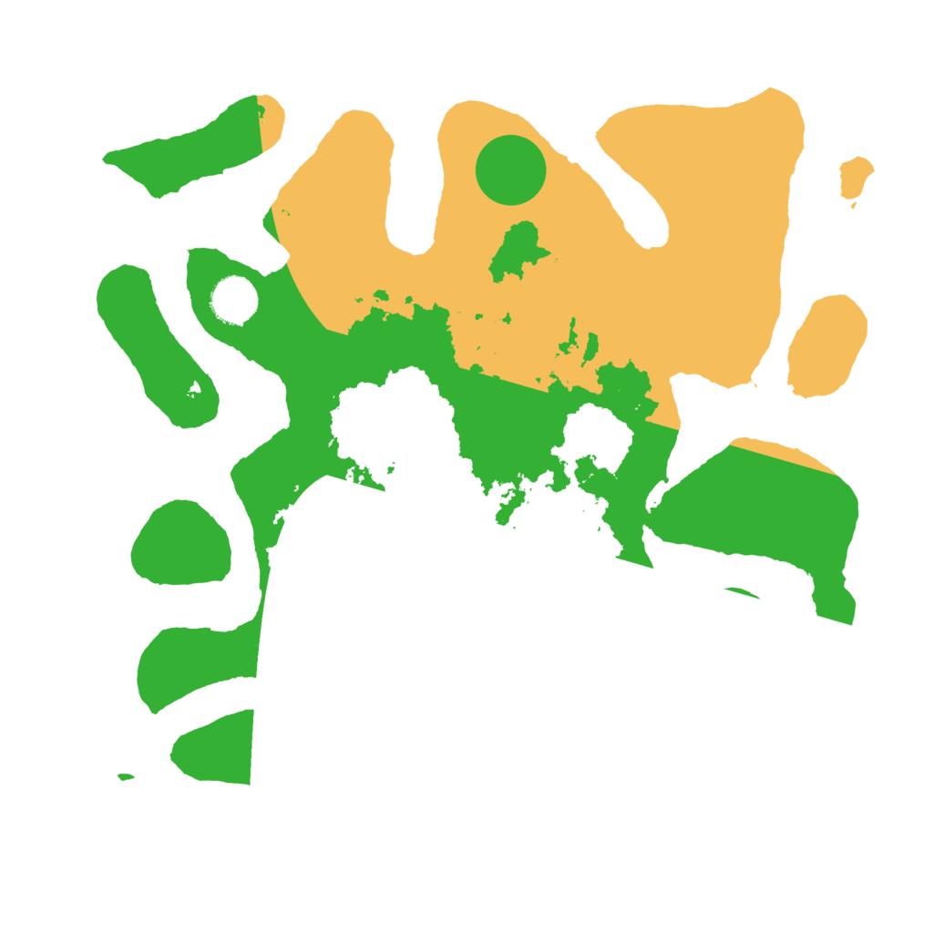 Biome Rust Map: Barren, Size: 3500, Seed: 2477236