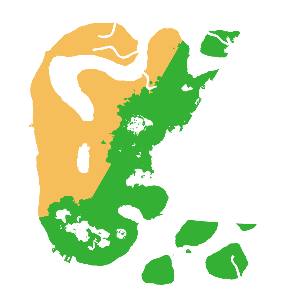 Biome Rust Map: Procedural Map, Size: 3000, Seed: 1294676