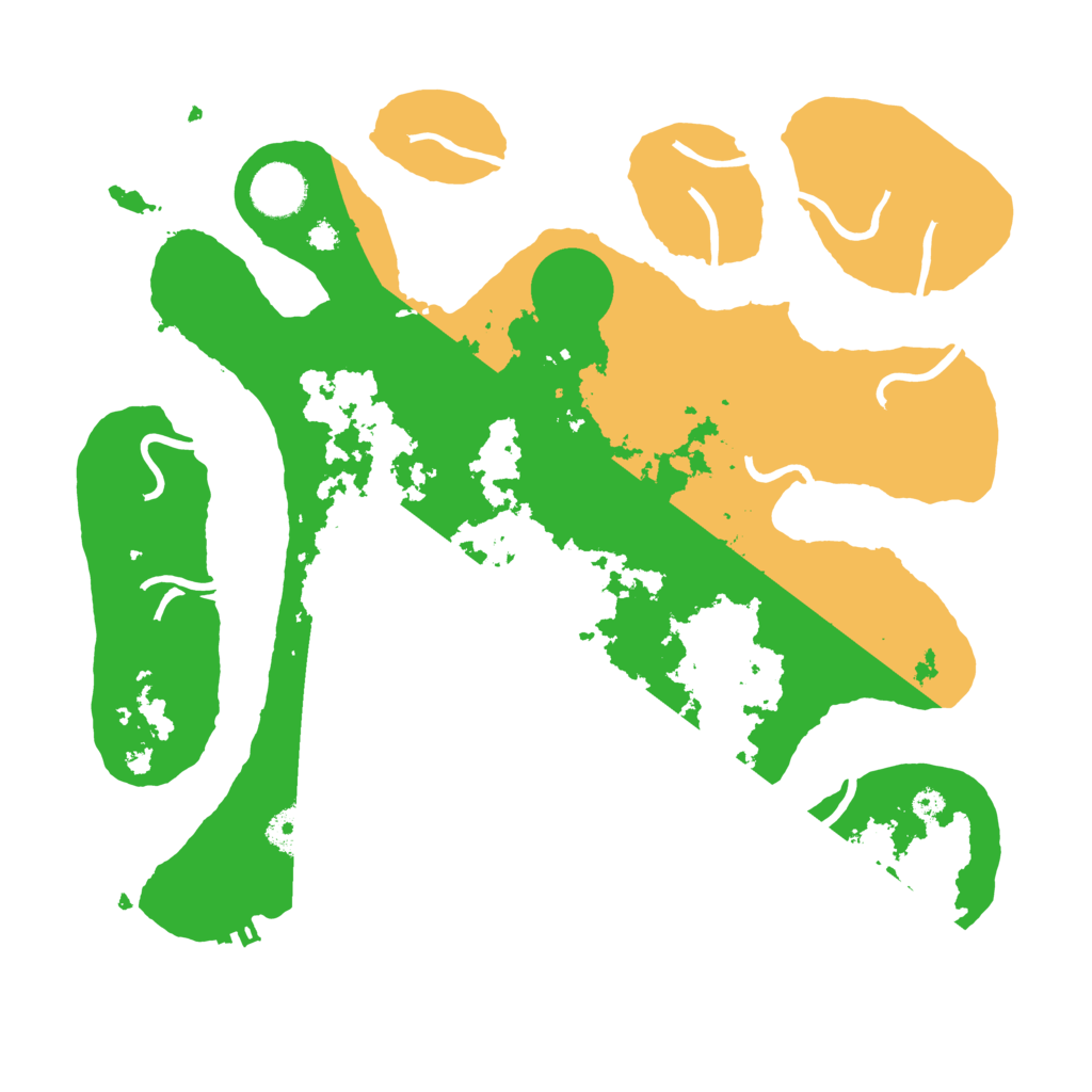 Biome Rust Map: Procedural Map, Size: 3500, Seed: 6115666