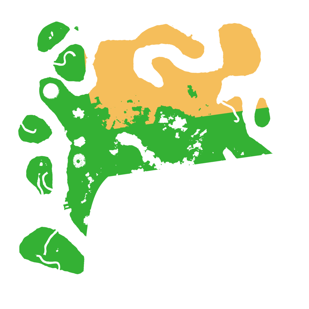 Biome Rust Map: Procedural Map, Size: 3500, Seed: 1898552