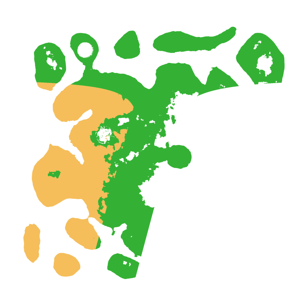 Biome Rust Map: Barren, Size: 3500, Seed: 4115973