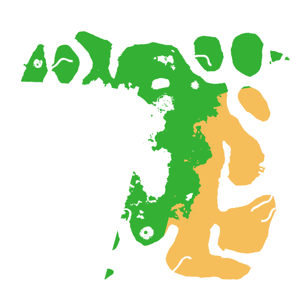 Biome Rust Map: Procedural Map, Size: 3550, Seed: 185818