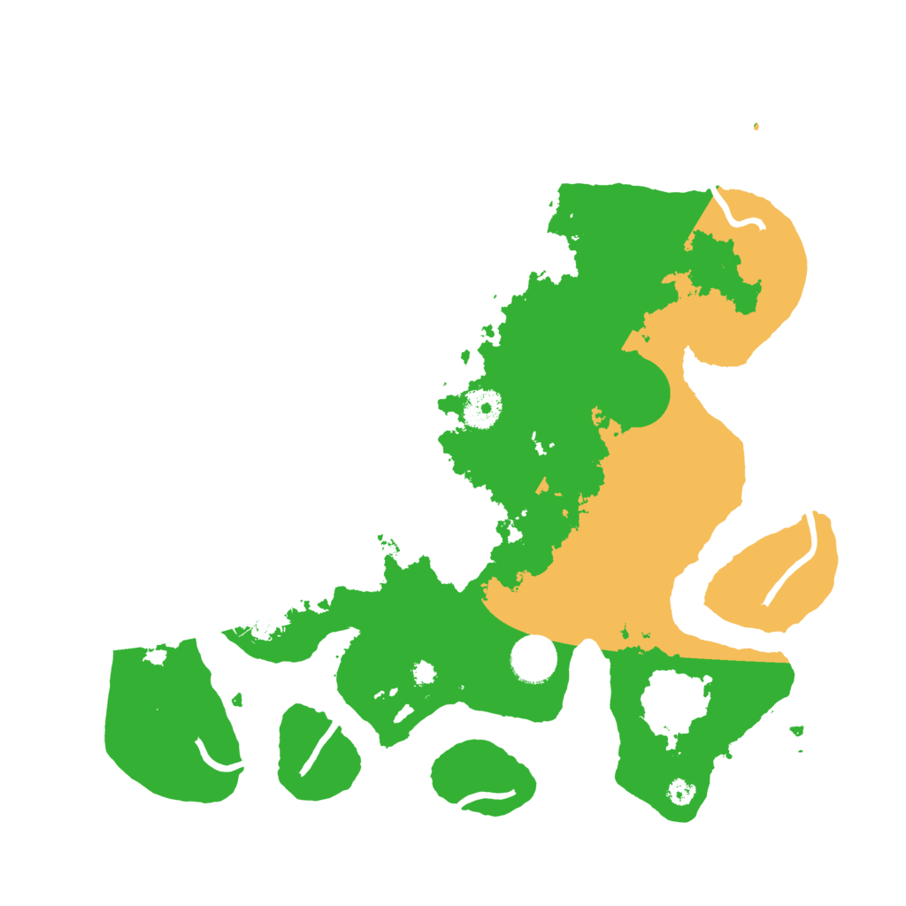 Biome Rust Map: Procedural Map, Size: 3500, Seed: 192980