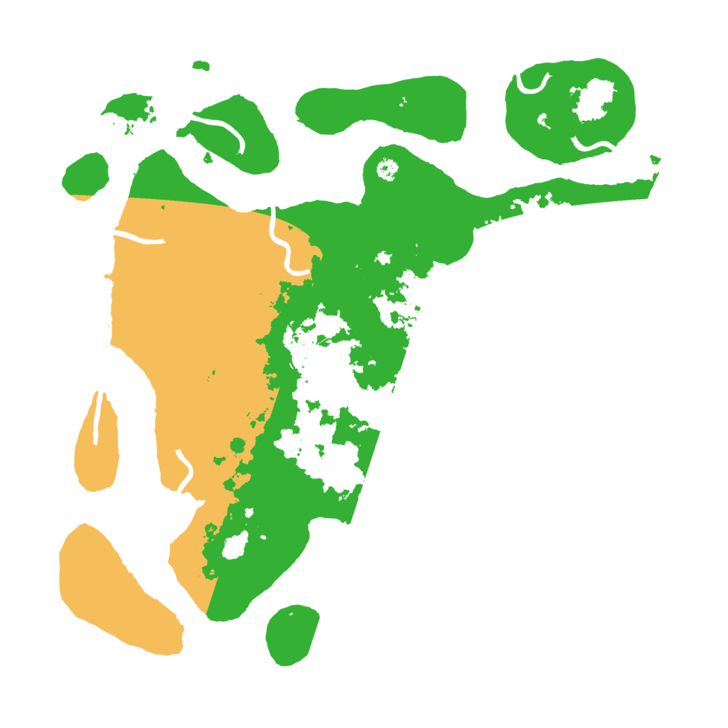 Biome Rust Map: Procedural Map, Size: 3500, Seed: 1886583