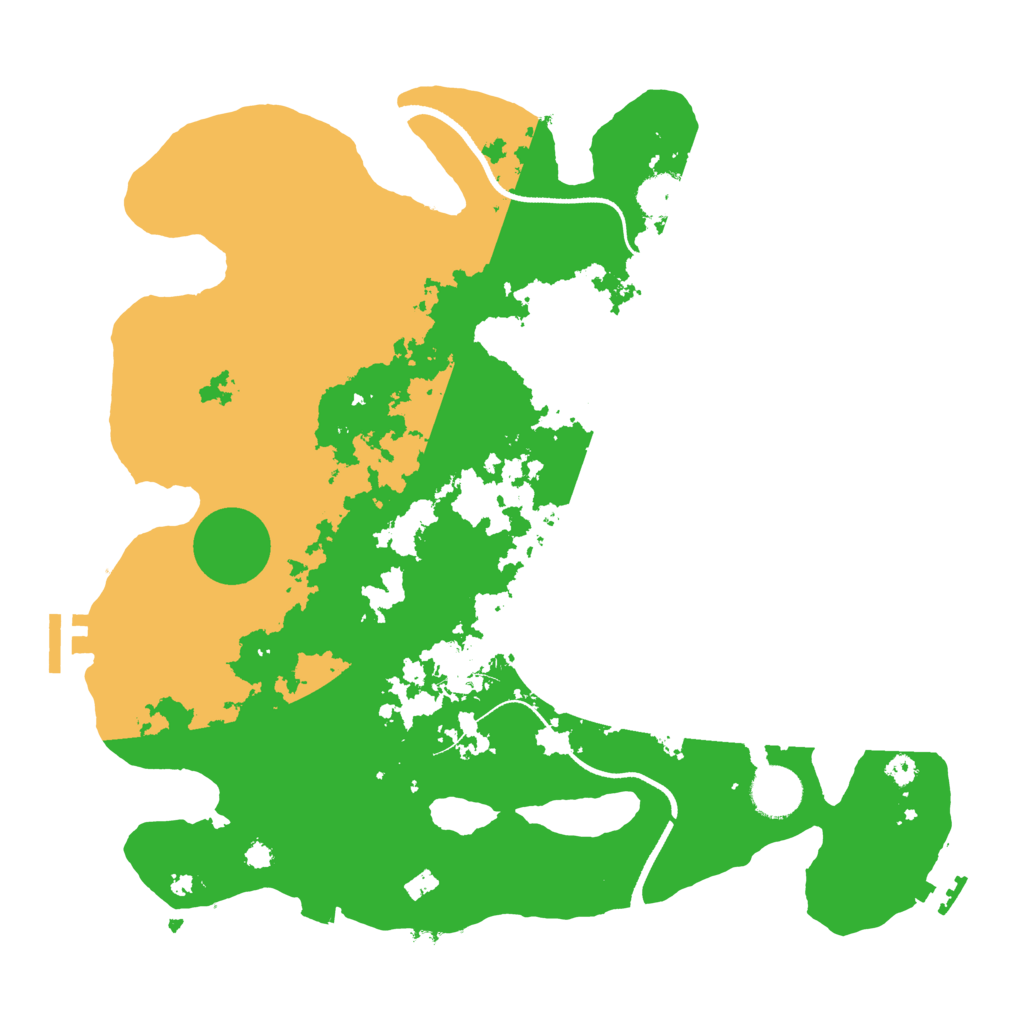 Biome Rust Map: Procedural Map, Size: 3500, Seed: 2452767