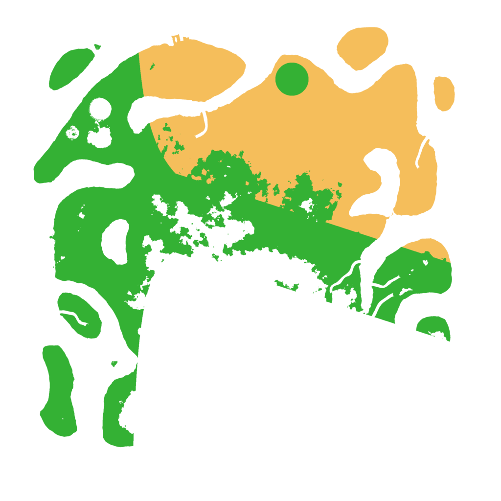 Biome Rust Map: Procedural Map, Size: 4000, Seed: 3151215
