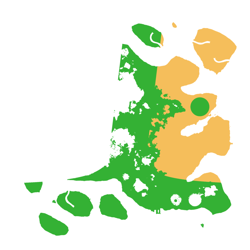 Biome Rust Map: Procedural Map, Size: 3500, Seed: 587084