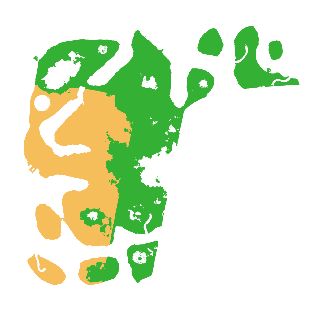 Biome Rust Map: Procedural Map, Size: 3500, Seed: 3327081