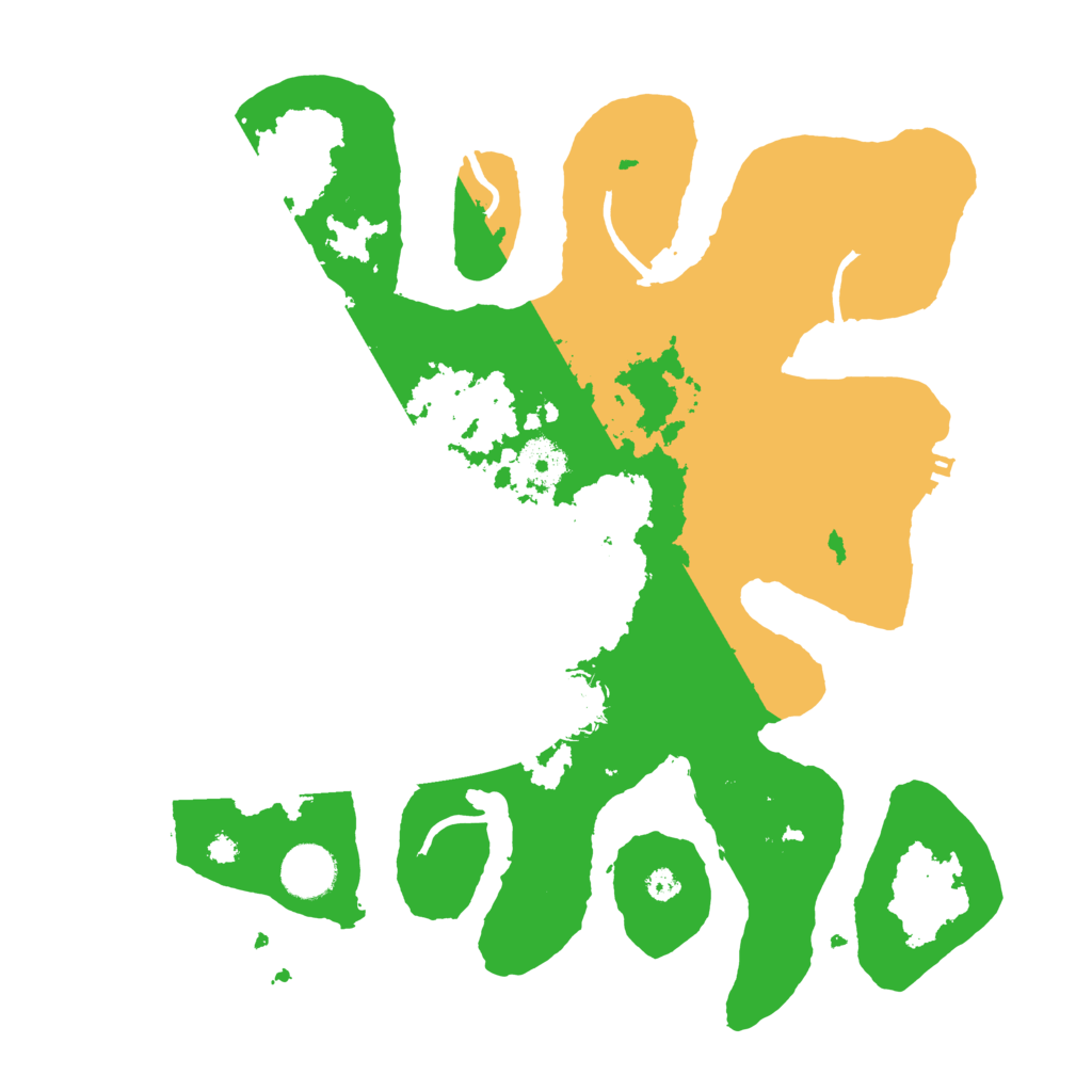 Biome Rust Map: Procedural Map, Size: 3500, Seed: 1007442