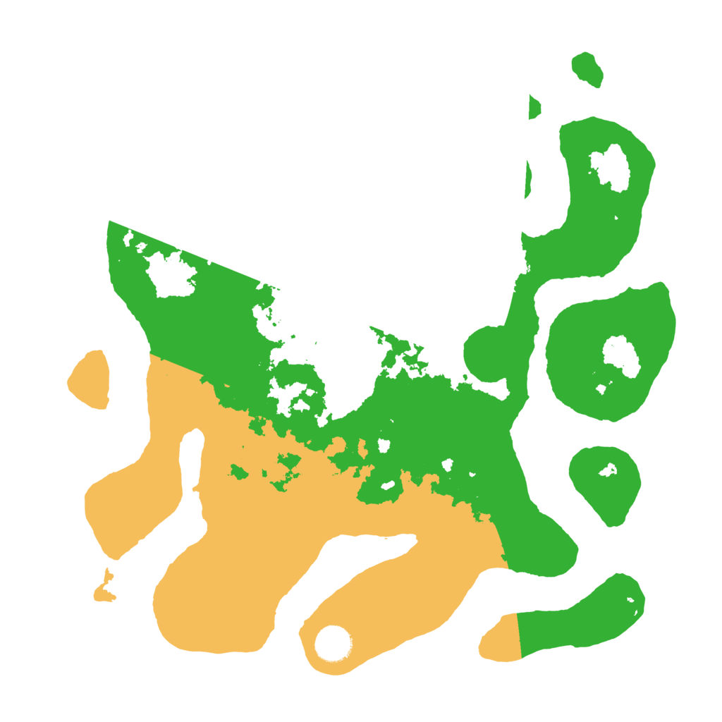 Biome Rust Map: Barren, Size: 3500, Seed: 808175