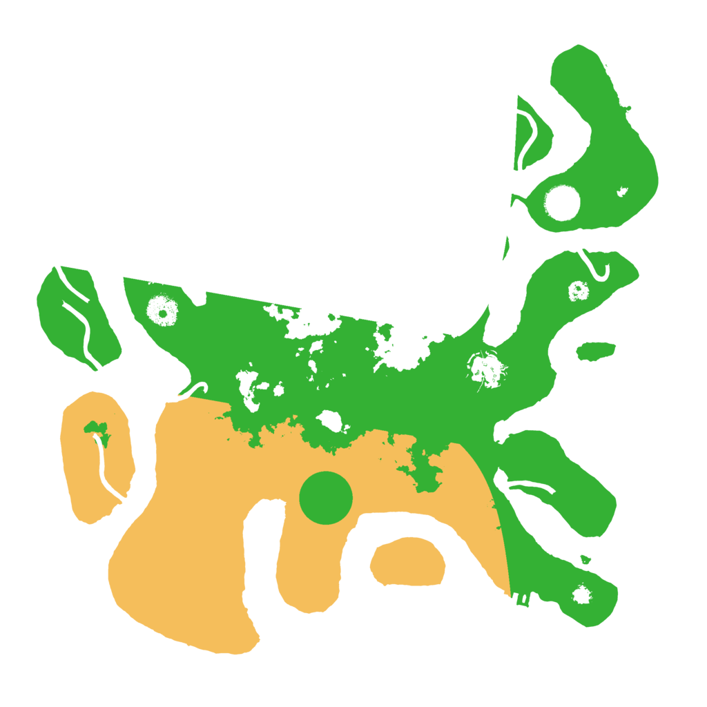 Biome Rust Map: Procedural Map, Size: 3500, Seed: 4874532