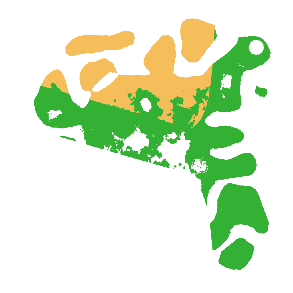 Biome Rust Map: Barren, Size: 3500, Seed: 5253936