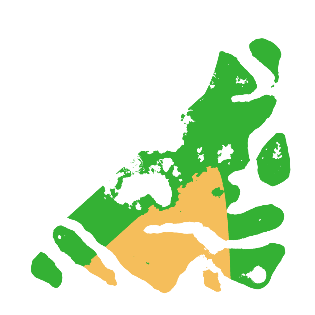 Biome Rust Map: Barren, Size: 3500, Seed: 2948820