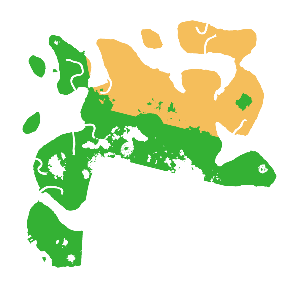 Biome Rust Map: Procedural Map, Size: 3500, Seed: 2861824