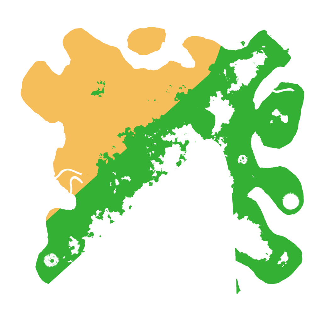 Biome Rust Map: Procedural Map, Size: 3500, Seed: 6043841