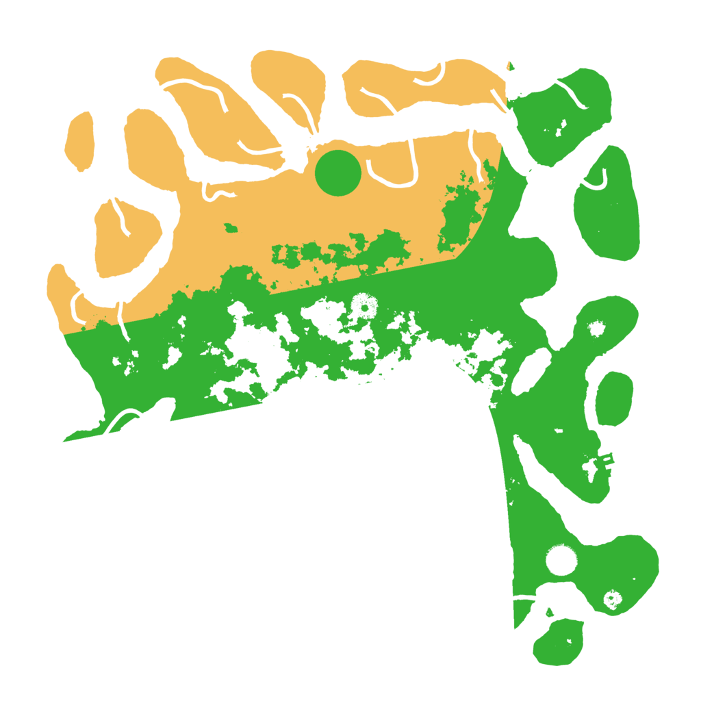 Biome Rust Map: Procedural Map, Size: 4000, Seed: 377876