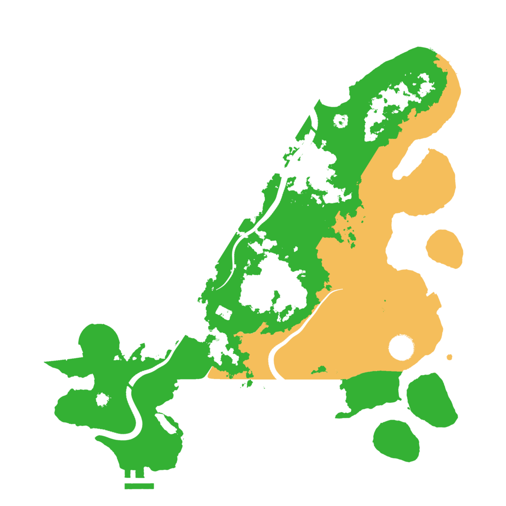 Biome Rust Map: Procedural Map, Size: 3500, Seed: 1362011