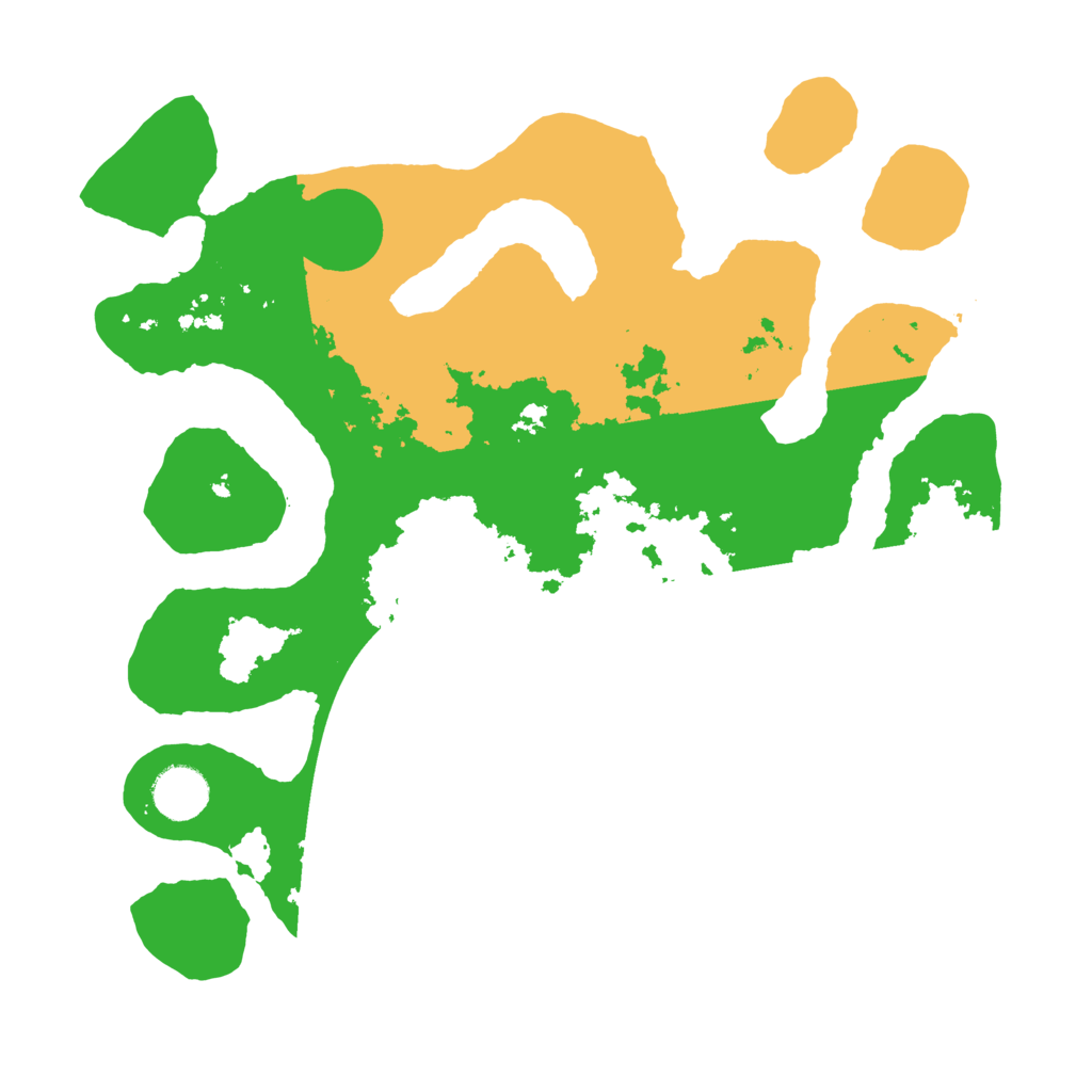 Biome Rust Map: Barren, Size: 3500, Seed: 927844